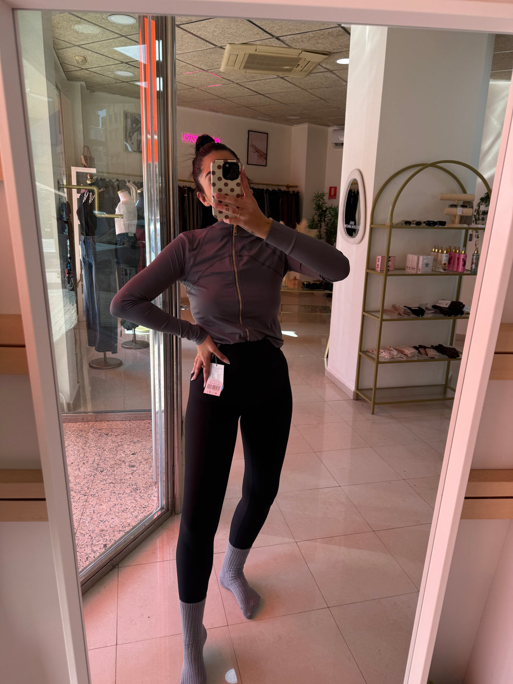 Chaqueta gio Gris