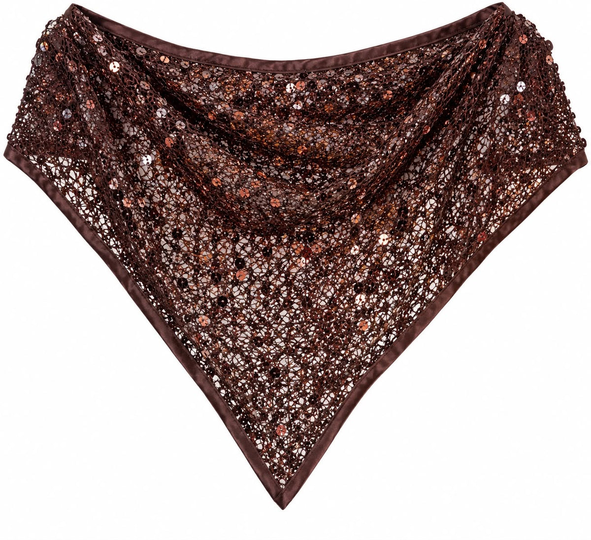 Pañuelo brillo chocolate