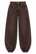 Pantalón demin choco globo