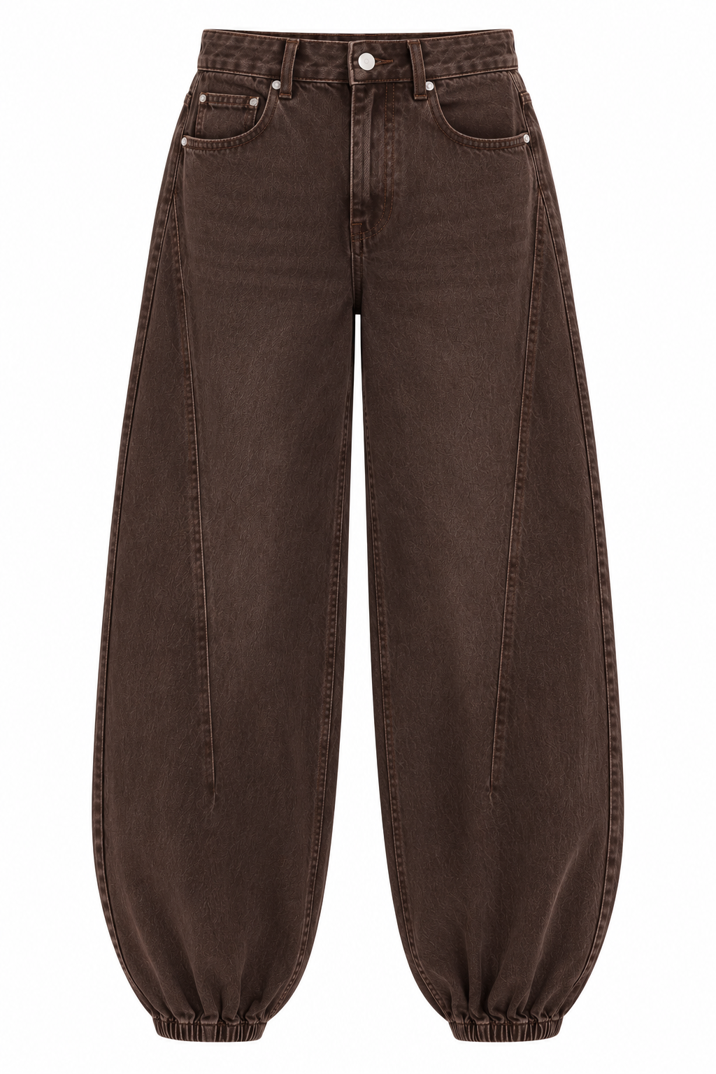 Pantalón demin choco globo