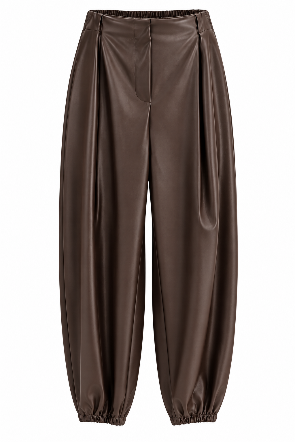 Pantalón Balloon Leather Chocolate