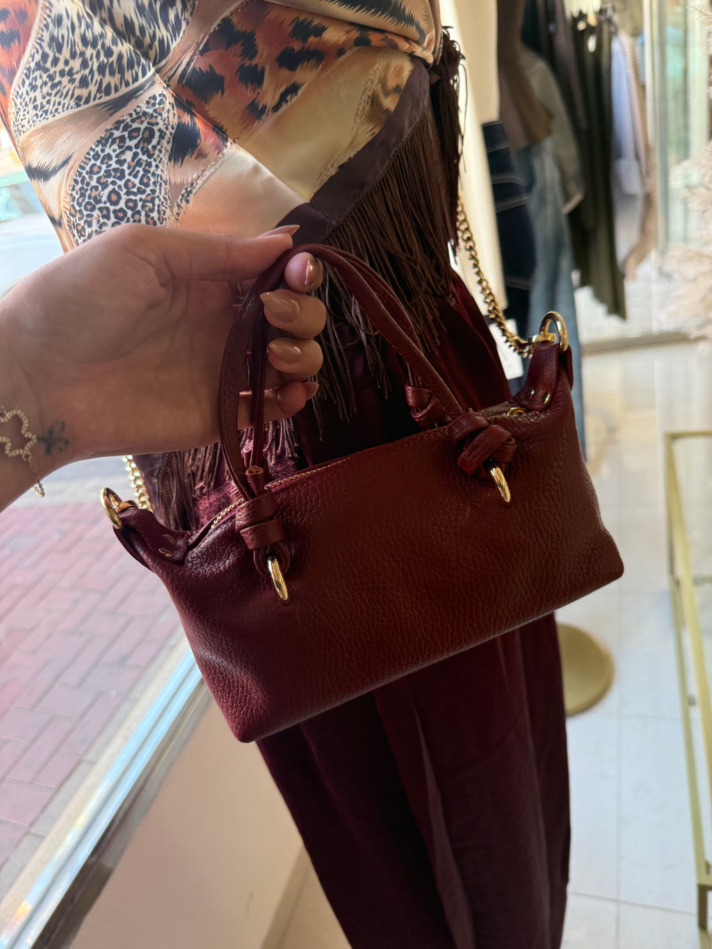 Bolso H piel