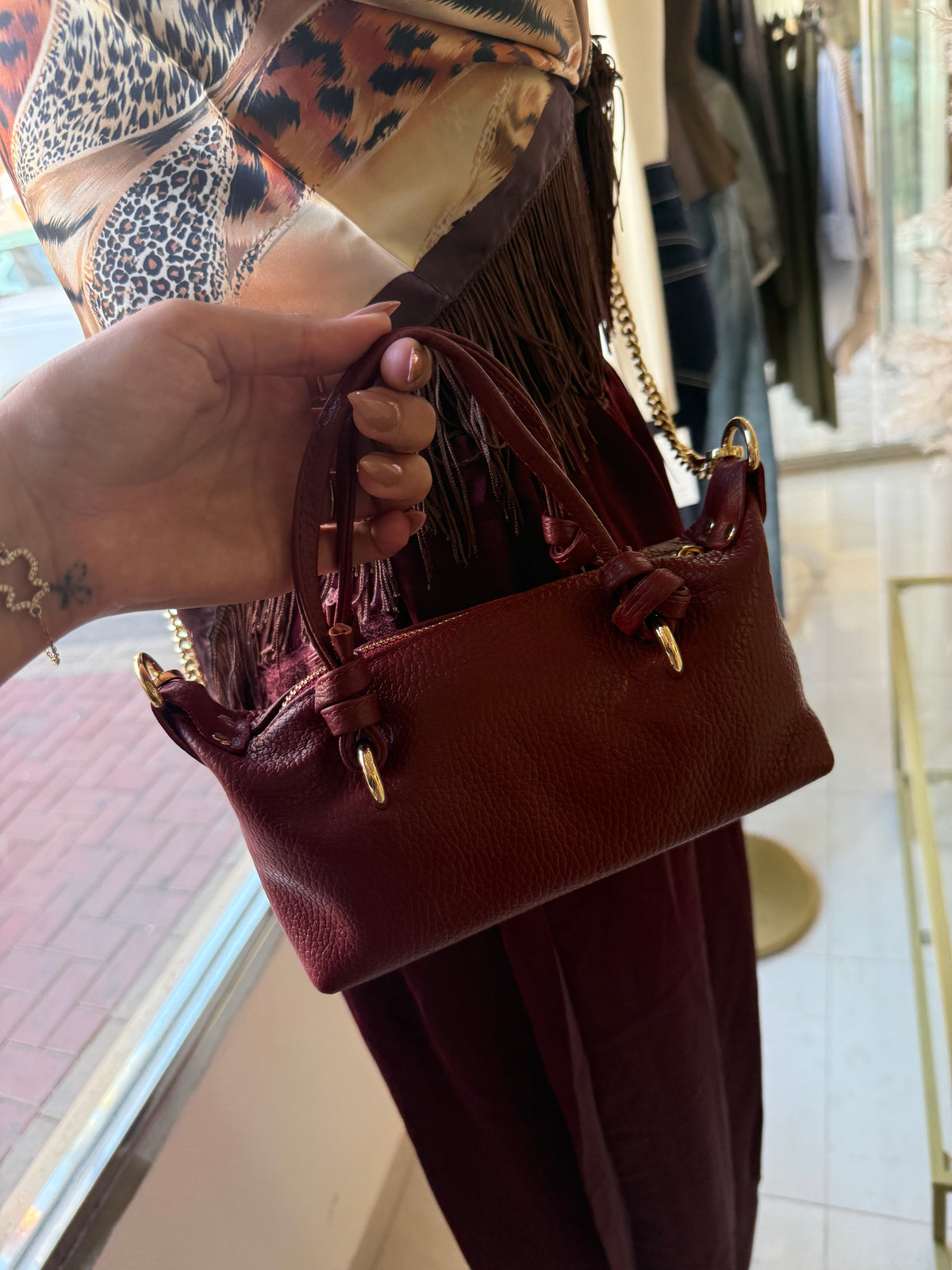 Bolso H piel