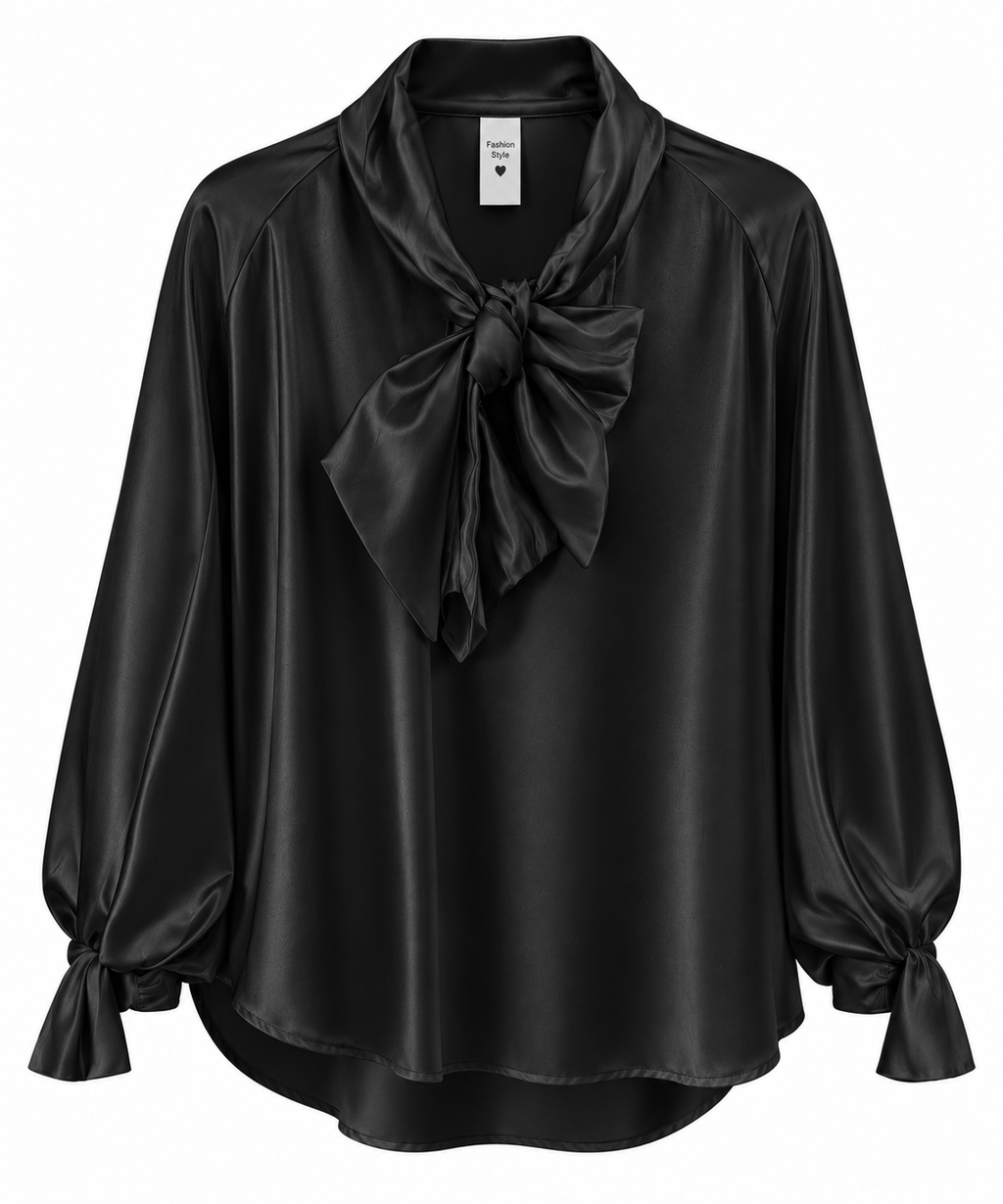 Camisa lazada negra