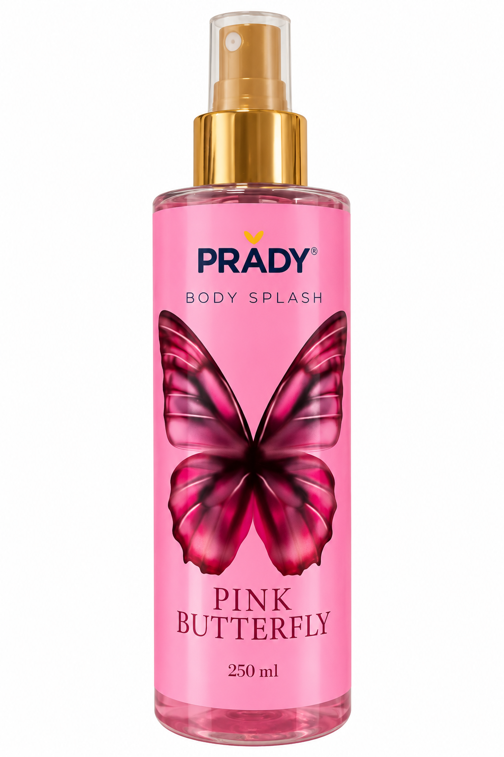 Body splash pink buterfly