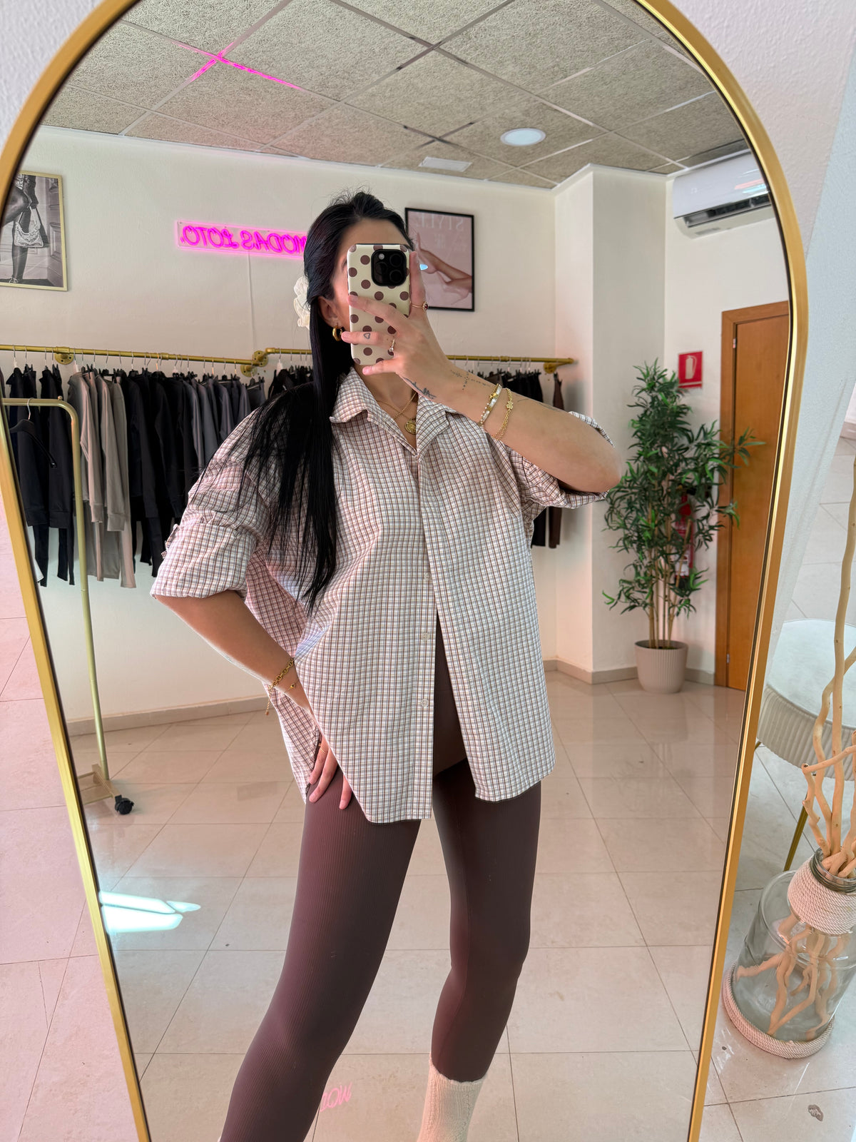 Camisa cuadros Almudena