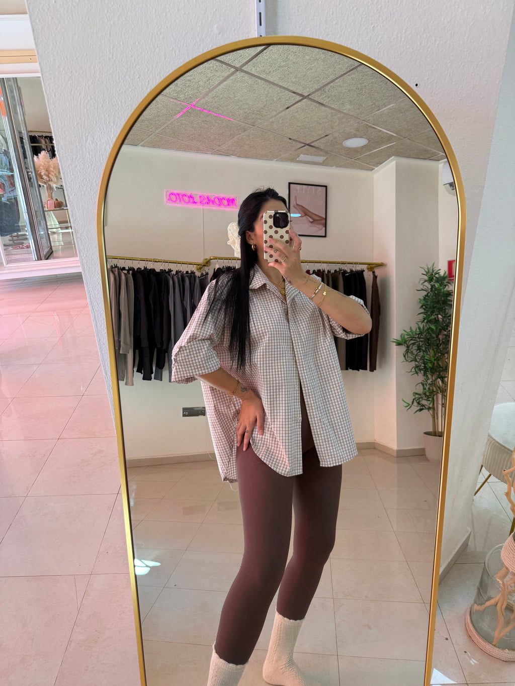 Camisa cuadros Almudena