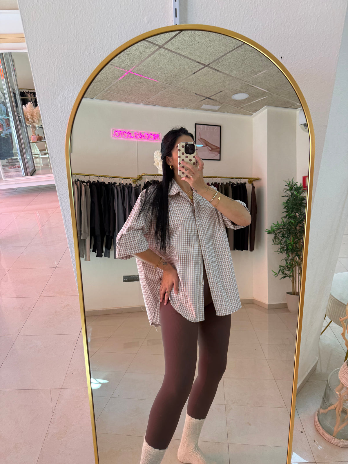 Camisa cuadros Almudena