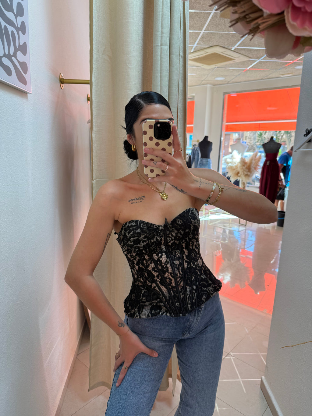 Corset lía negro