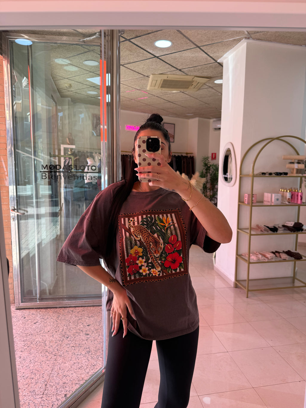 Camiseta tigre oversice