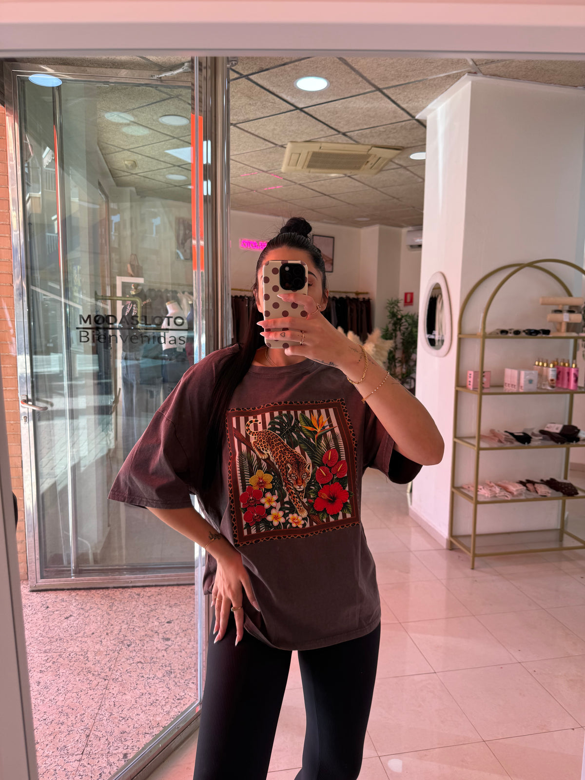 Camiseta tigre oversice