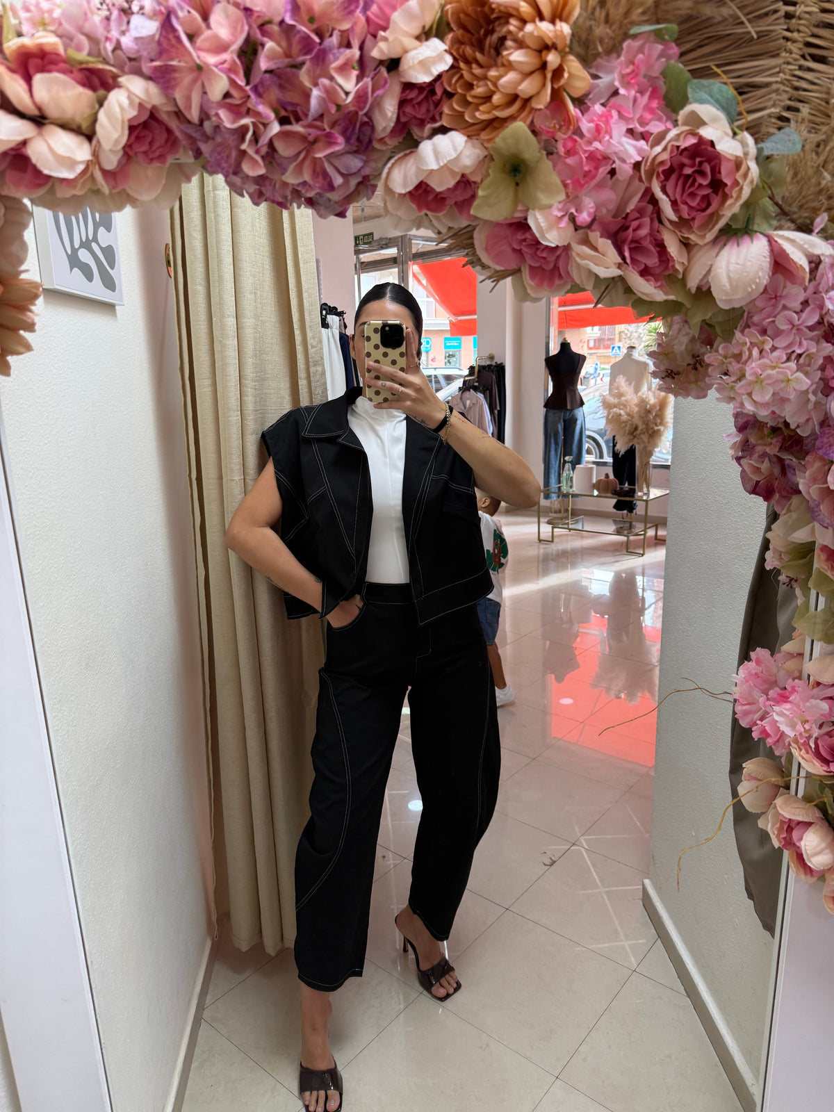 Conjunto Moka Negro