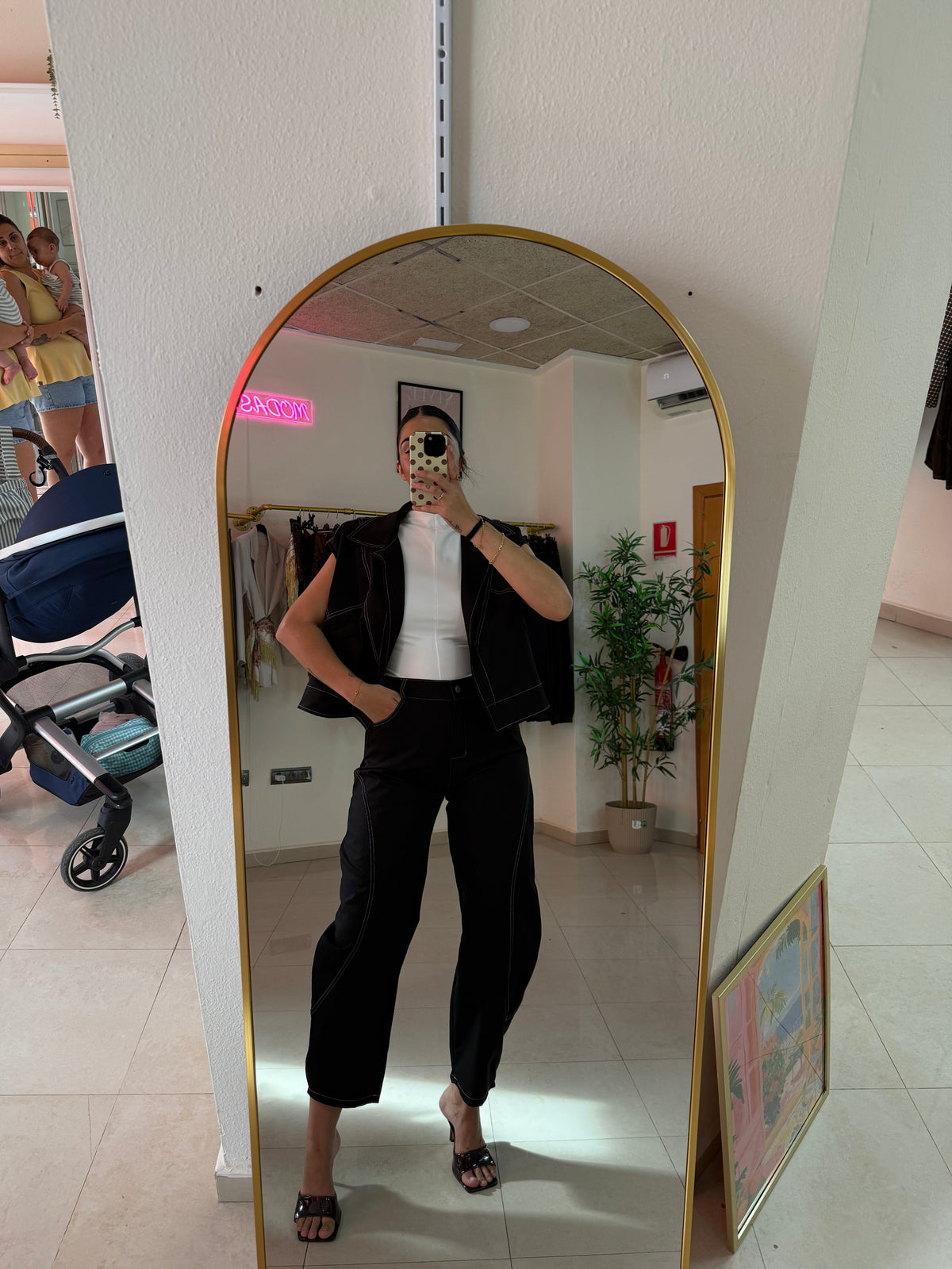 Conjunto Moka Negro